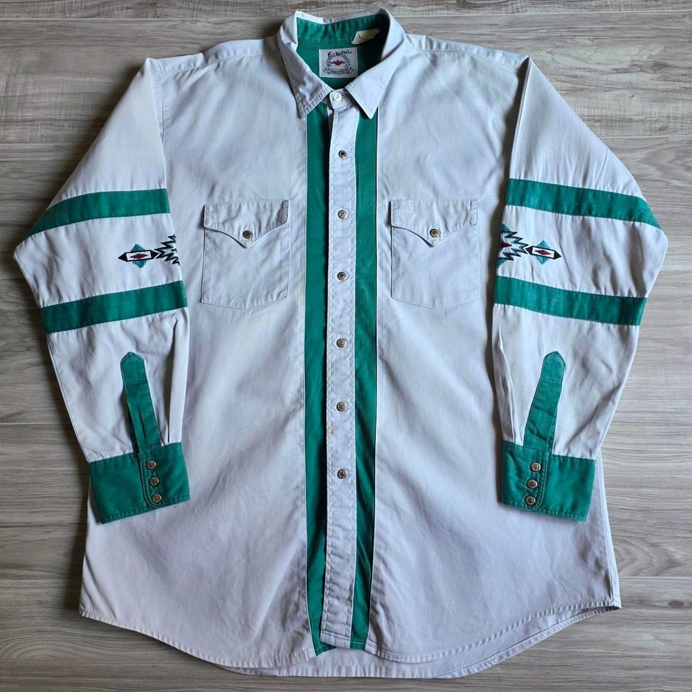 Vintage Mid West Garments Co Western Button Up Shirt